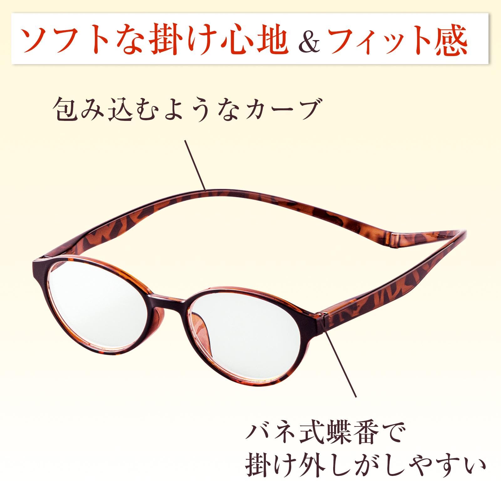 Amazon.co.jp: コモライフ ハンギングリーディンググラス (+2.0